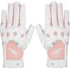 KQFCAZRE Guanti da Golf da Donna in PU, Flessibili, Antiscivolo, Traspiranti, Morbidi per, Rosa 19