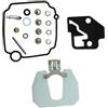 DWOGCEBX Kit di Riparazione carburatore 66M-W0093 802706A 66M-W0093-01 18-7738 Compatibile con Motore fuoribordo 9.9 15 4 Tempi