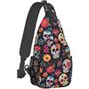 JUZGTSIT Unisex Fashion Pattern-10 Palestra Sport Viaggi Escursionismo Zaino Sling Zaino Borsa a Tracolla Borsa a Tracolla Borse per Uomo Donna