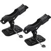 CSSHNL Porta Canne da Pesca 2 Pezzi/Lotto Nuovo Supporto for Canna da Pesca Regolabile con Rotazione a 360 Gradi, Supporto for Kayak, Canoa, Barca, Base for Canna da Pesca