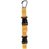 PACKOVE Cinturino Regolabile per Pinne da Sub in Nailon Leggero Giallo con Clip di Fissaggio per Immersioni Professionali e Ricreative