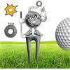 Generic Strumento magnetico da golf Divot - Divertente marcatore per palline in