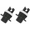 BE-TOOL 2 adattatori per tubo di gonfiaggio per pompa Sup, adattatori universali per valvole dell'aria per barca, per letti ad aria, kayak, gonfiabili, stand up paddle, barche gonfiabili (5,3 x 2,3 x
