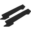 WRITWAA Protezione Catena per Mountain Bike 2 Pezzi in Silicone Nero, Resistente a Ruggine e Graffi, Adatta per Telaio Bici e Ciclismo Offroad