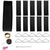 Generico Trampoline Repair Kit, Triangle Ring Buckle, Jump Mat Patch Replacement