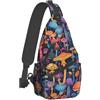 JUZGTSIT Bel modello-5 zaino da trekking zaino a tracolla borsa sportiva leggera e borsa a tracolla per donne uomini