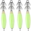 TEHAUX Amo da Pesca Luminoso Notturno in Acciaio Inox, 4 Pezzi