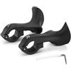 HGENAHGTF Terminali per biciclette Design ergonomico Manubrio Mountain Bike 22,2 mm Maniglia interna in Nylon Manopole Copertura Luci Fluorescenti per Manubrio