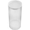 COHEALI Contenitore Trasparente per Volani in Plastica Resistente, Tubo Porta Shuttlecock Portatile con Coperchio, per Allenamento in Palestra e Attività All'aperto