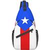 JUZGTSIT Puerto-Flag Style-3 Zaino a tracolla a tracolla borsa da viaggio escursionismo zaino per donne e uomini