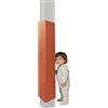 Generic Imbottitura per pali da 1,2 m di altezza, per bambini, per pali quadrati da 7,6 a 30,5 cm, copertura protettiva per pali esterni