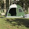 LoogCape Tenda familiare a igloo per 6 persone, verde, impermeabile, con tetto antipioggia rimovibile, poliestere 185T, rivestimento in poliuretano, 388 x 350 x 230 cm, tenda da campeggio per la