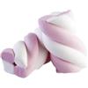 Ballon C'Art Caramel Marshmallow Assortiti (900gr/1kg) - Trecce, Palle, Fiori, Cuori, Stelle, Fiamme, Farfalle, Cupcake, Orsetti e Gelati - Decorazioni per Torte e Feste (Treccia rosa, 1kg)