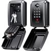 Mohard Cassetta Chiavi Codice, Parete Key Box 12 Cifre Combinazione, Locker Chiavi Password Ripristinabile, Resistente Cassetta Sicurezza Armadietti Portachiavi DIY Cassaforte per Casa/Ufficio/Garage
