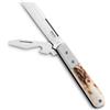 Lionsteel Coltello tascabile multilama LionSteel Barlow corno di cervo made in Italy