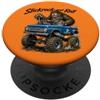 Jeff Hobrath Divertente grafica Slickrock and Roll Bigfoot Off-Road Sasquatch 4x4 PopSockets PopGrip Adesivo