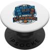 Scoreboard Screen Time Sports Fans Il mio tempo sullo schermo è principalmente un fan dello sport dei tabelloni di valutazione PopSockets PopGrip Adesivo