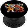 Cote D'Ivoire Wales Ivory Coast Roots Bandiera Galles Costa d'Avorio Radici gallese-avoriane PopSockets PopGrip Adesivo