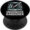 Aquascaping Acquario Piante Acquariofilo Underwater Gardener Aquascaping Acquario Piante Acquatiche PopSockets PopGrip Adesivo