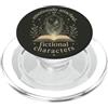 Fictional Character Emotional Reading Bo Fantasy Book Lover Emozionalmente Attaccato Reader Mood PopSockets PopGrip per MagSafe