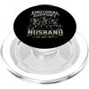 Emotional Support Husband Please Do Not Bootleg Meme Supporto emotivo Marito non animale domestico divertente PopSockets PopGrip per MagSafe
