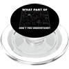 Funny Math Teacher Algebra Geometry Gift Non capisci la formula dei problemi di algebra dell'insegnante di matematica PopSockets PopGrip per MagSafe