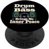 Funny Drummer designs Drum and Bass Divertente Musica elettronica Bass Lover PopSockets PopGrip Adesivo