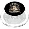 Caffè Libro Lettura Bibliofilo Letteratu Books And Coffee Fuel My Soul PopSockets PopGrip per MagSafe