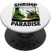 Aquascaping Acquario Piante Acquariofilo Shrimp Paradise Aquascaping Acquario Piante Acquatiche PopSockets PopGrip Adesivo