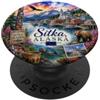Happy Destiny Sitka Alaska, AK, Stati Uniti Viillage, Pacific Passage, pesca PopSockets PopGrip Adesivo