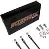 ACCOSSATO Kit Completo Tubi Freno Neri Moto Gilera - Runner FX125 (1997-2001), Layout S, Numero Tubi: 2