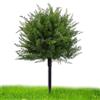 Genérico Arbusti artificiali di topiario - Pianta di cedro sintetico resistente ai raggi UV da 60 cm, paletto decorativo per vaso con punte verdi, decorazione d'ingresso per giardino, cortile