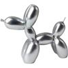 NAFEIMILUN Scultura Di Arte Animale Scultura A Forma Di Cane Palloncino Decorazione In Resina Per MobiliTV Librerie Decorazioni Per La Casa Argento 9 * 3.5 * 7.5cm