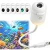 Wbietu Proiettore di luce notturna olografica HD Smart Dynamic 5D, proiettore stellare HD Plug and Play, proiettore stellare galattico regolabile, proiettori USB galassia e luna a 360° per camera da letto