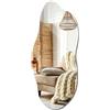 Generic Specchio da Parete 40x90 cm al Corridoio e per il Soggiorno Forma Irregolare Asimmetrico Stile Boho Montaggio da Parete Specchio Decorativo Design Moderno Estetico Aspetto Organico Appeso