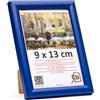 3-B cornice MAUI blu scuro 9x13 cm cornice in legno, cornice per foto, cornice per ritratto con vetro acrilico