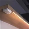 BestLuz Striscia led a Batteria, 3-Pack 1m Luci a Batteria LED Striscia per Scaffali e Sotto Armadio Senza Fili uso Interno, Bianca Calda