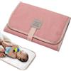 Generico Changing Mat - Pad Che Cambia Pieghevole | Pad Di Cambio Del Bambino Impermeabile, Comodo Pad Di Cambio Del Bambino Da Viaggio, Pannolini Per Bambini Che Cambiano Pad Con Adesivi Magici Per Viag