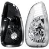 KINGVANS Indicatore di direzione specchietto sinistro per Renault Master 2006-2024 | funzione indicatore laterale,Klar,per Opel Movano 2006-2024,per Nissan NV400 2006-2024,lato conducente