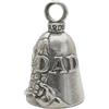 Guardian Bell Campanello portafortuna con portachiavi e sacchetto regalo in velluto nero, campanello per moto, peltro senza piombo, regalo di buona fortuna per amici e familiari, campanello per bici,