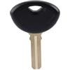GZYF Chiave nera per moto non tagliata, chiave grezza di ricambio per moto, lama non tagliata per BMW R1200R K1300S R1200GS K1200GT
