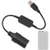 Générique Presa USB -sigaro, adattatore USB -sigaro | Convertitore cavo connettore femmina | Presa convertitore da 5 V a 12 V, presa controller cablata, adattatore - per auto per registratore