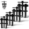HAIMAYEE 4PCs Estrattore per Cuscinetti a 2 Ganasce Estrattore 2'',3'',4'',6'' Gamma 35-90 mm per Cuscinetti a Sfere Moto e Auto Acciaio al Cromo Vanadio Nero
