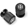 YCYHMHH Tappo per valvola del motociclo CNC, boccola aerata, per PIAGGIO Liberty125 MP3 500 Medley Beverly 300 ZIP50 X7 X9, nero