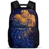 TPISLI Zaino Scuola Lion Illustration per Studenti 7-11 Anni, Borsa Scuola Animal Design Zainetto, School Bag, Elementare Viaggio, Comodo per Libri Quaderni