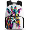 TPISLI Zainetto Giraffe per Bambini Bambine 6-11 Anni, Zaino Scuola Animal Borsa Scolastica, Daypack, Elementare Viaggio, Comodo per Libri Quaderni