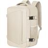 KIRFEIHT Zaino da Viaggio 40x30x20 per Ryanair 24L Bagaglio a Mano Aereo Piccolo - Borsa da Viaggio per Cabina, Zaini Universali per Uomo e Donna per Scuola Trekking Lavoro - Beige
