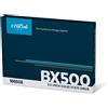 Crucial BX500 1TB CT1000BX500SSD1 SSD Interno,3D NAND, SATA, 2,5" Pollici 1000GB