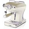 Ariete 1389 Macchina da Caffè Espresso di Design - per Polvere e cialde ESE - filtro 1 e 2 tazze - Montalatte - 850 Watt - Lin