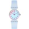 Swatch Orologio Donna Swatch Silicone CASUAL BLUE Solo Tempo Blu LK396